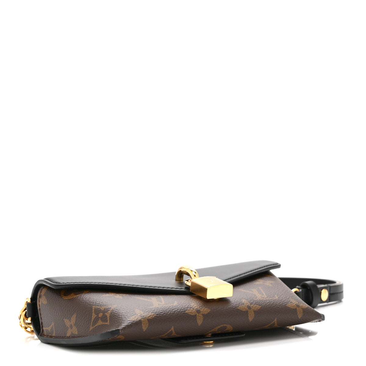 Louis Vuitton Monogram Padlock On Strap Black 4 of 9