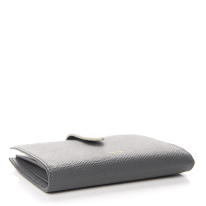 Celine Grained Calfskin Medium Multifunction Strap Wallet Grey 4 of 9