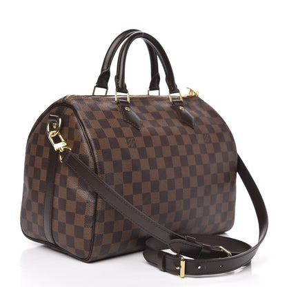 Louis Vuitton Damier Ebene Speedy Bandouliere 30 3 of 9