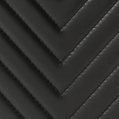 Chanel Lambskin Chevron Reissue Quilted Clutch Bag Black 8 of 10