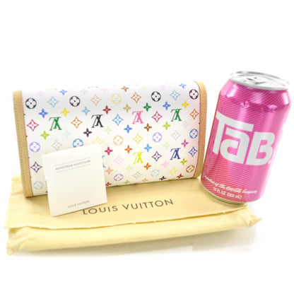 Louis Vuitton Monogram Multicolor Porte Tresor International Wallet White 2 of 8