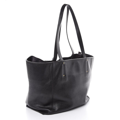 Chloe Smooth Calfskin Medium Milo Shopping Tote Black 3 of 20