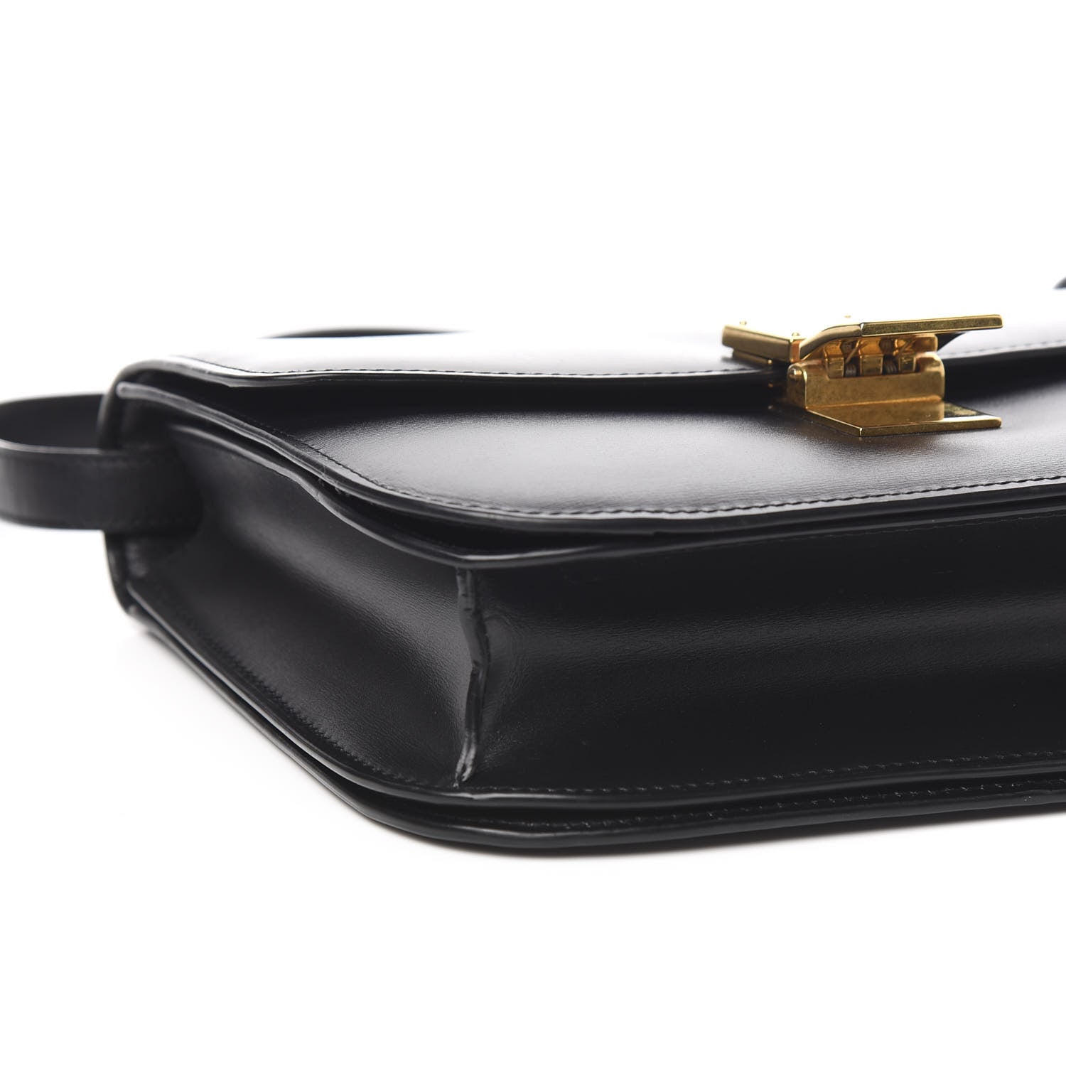 Celine Box Calfskin Medium Classic Box Flap Bag Black 10 of 12