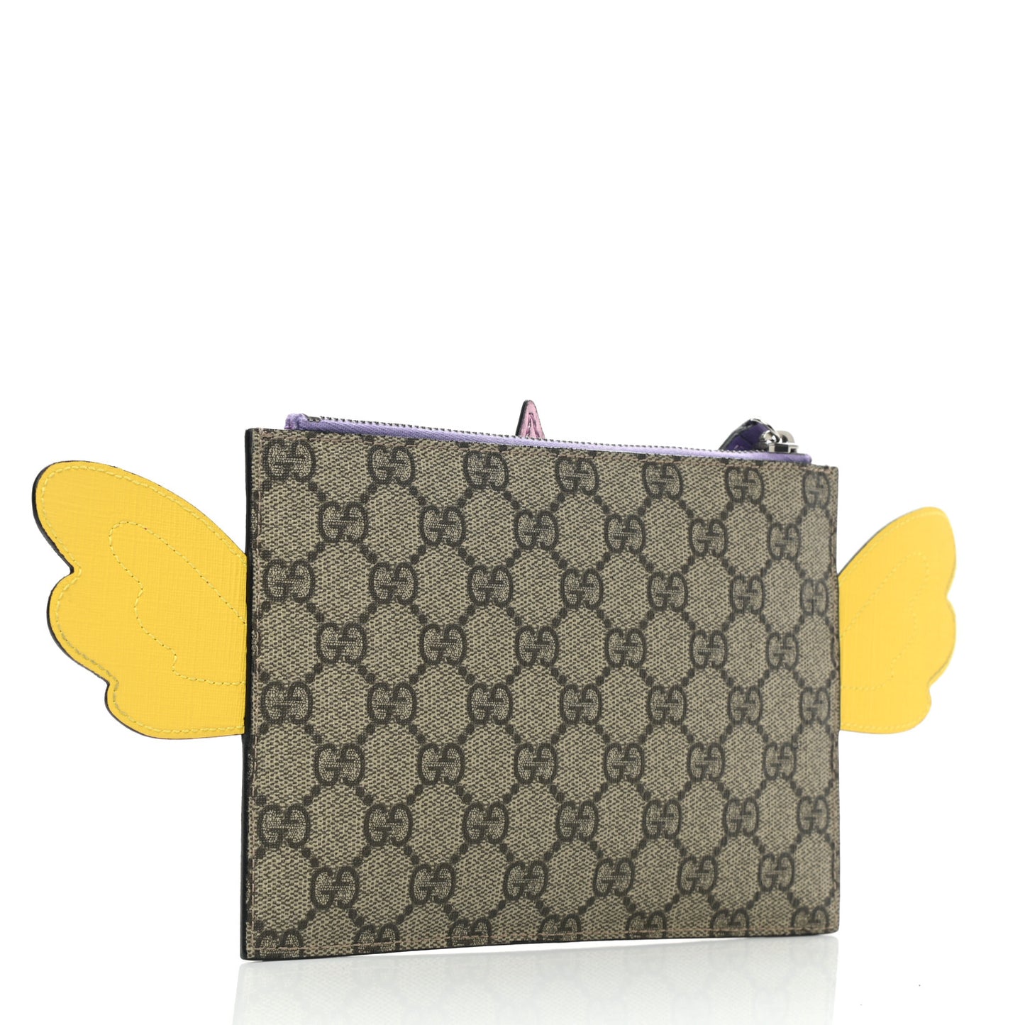 GG Supreme Monogram Kid's Unicorn Zip Pouch Multicolor