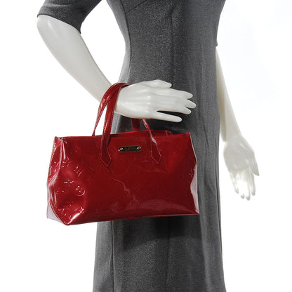 Louis Vuitton Vernis Wilshire PM Pomme D'Amour 2 of 7