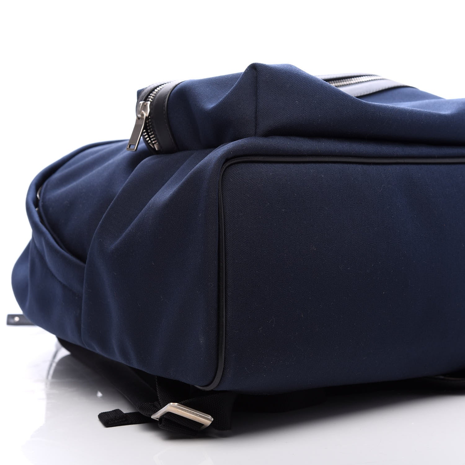 Saint Laurent Canvas City Backpack Navy 5 of 9