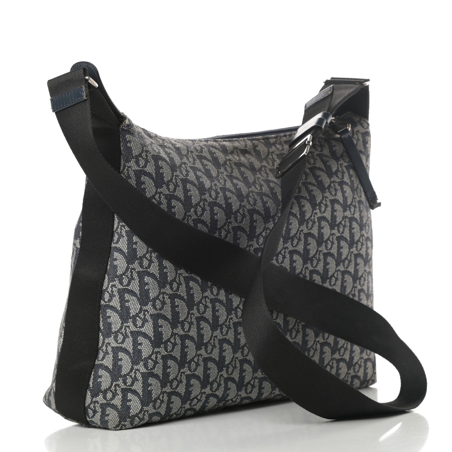 Christian Dior Monogram Messenger Navy 3 of 15