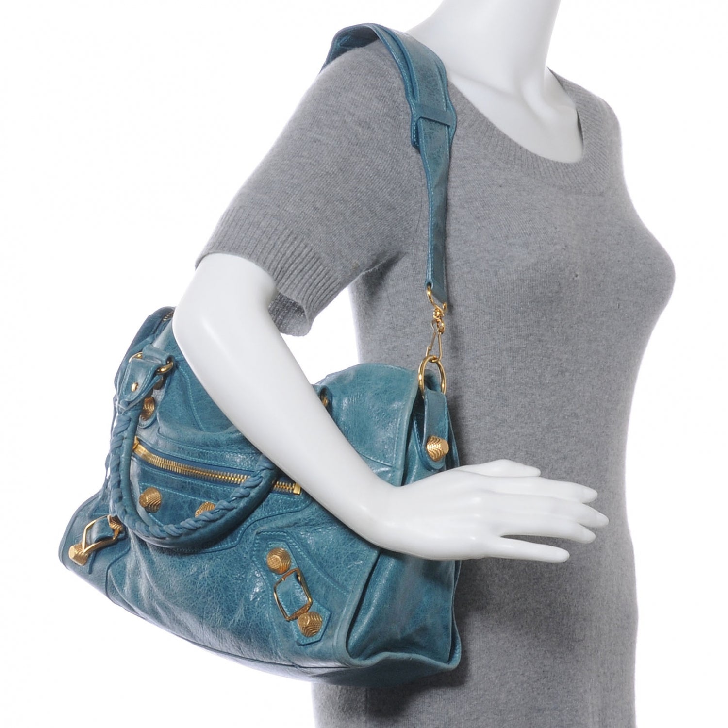 Balenciaga Agneau Giant 21 Gold Hardware City Cyclade 2 of 7