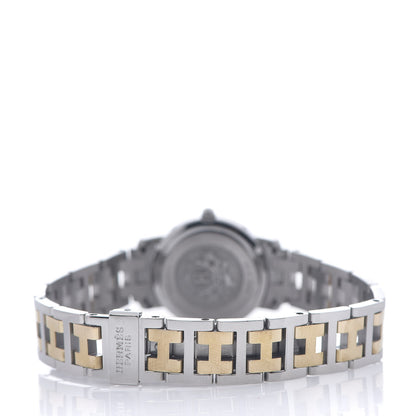 Hermes Stainless Steel 24mm Clipper Quartz Watch Gold 3 of 5