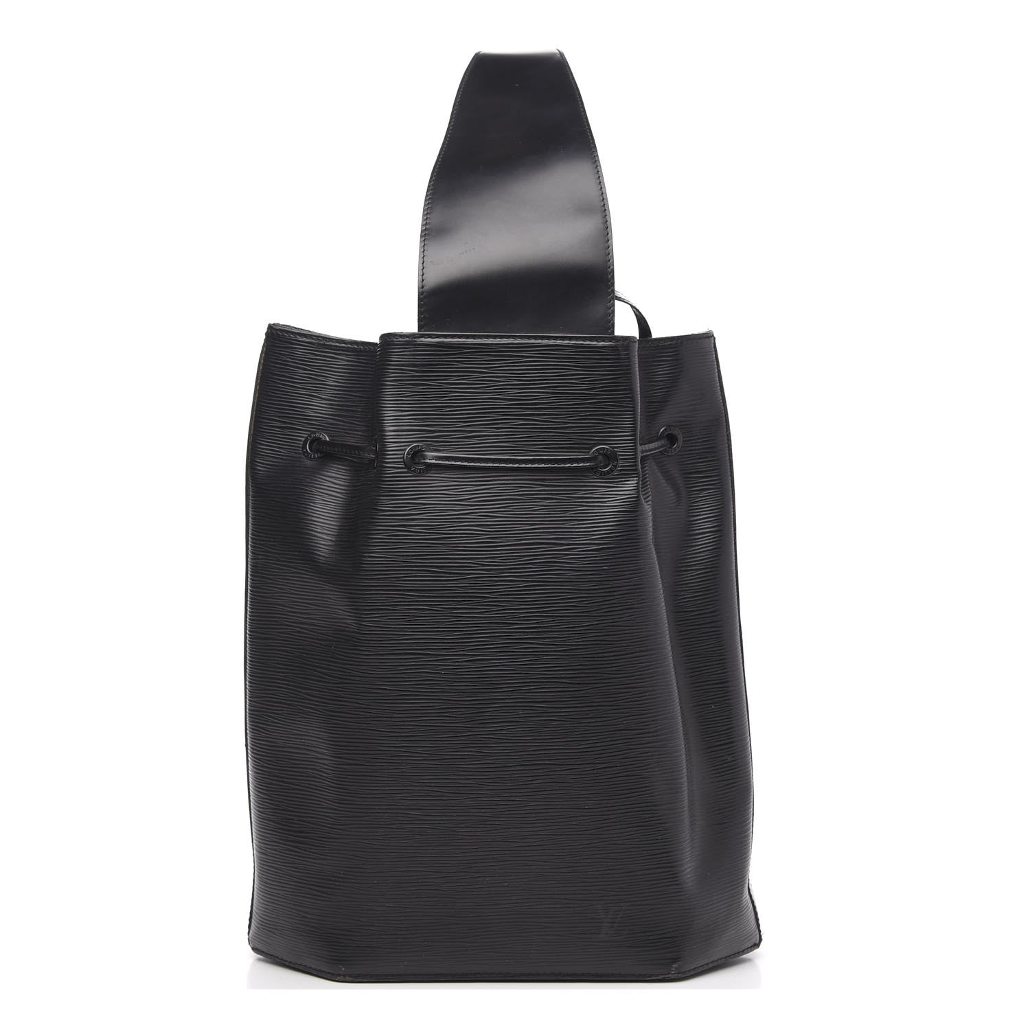 Louis Vuitton Epi Sac a Dos Drawstring Bag Black 1 of 10