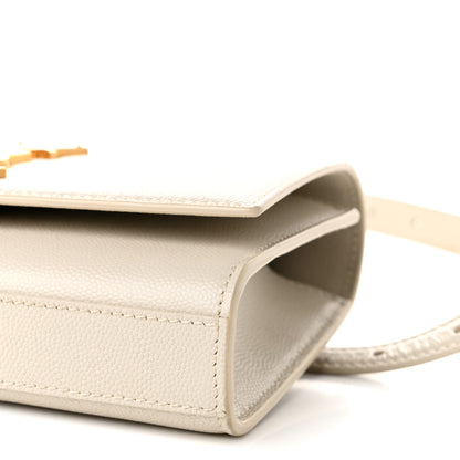 Saint Laurent Grain De Poudre Monogram Kate Belt Bag Crema Soft 8 of 8