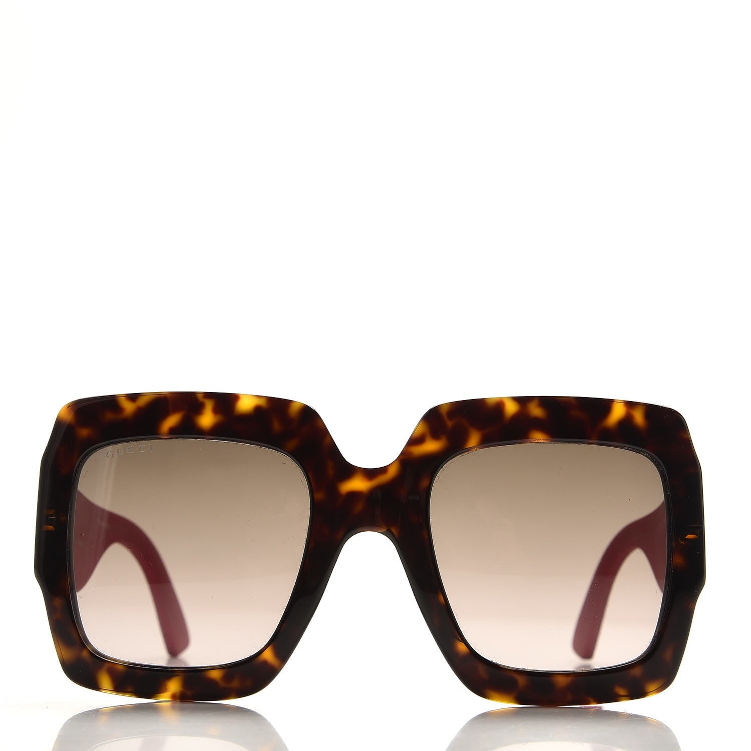 Gucci Square Frame GG0102S Sunglasses Glitter Pink Multi 2 of 8