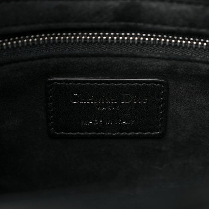 Christian Dior Lambskin Cannage Medium Lady Dior Black 6 of 9