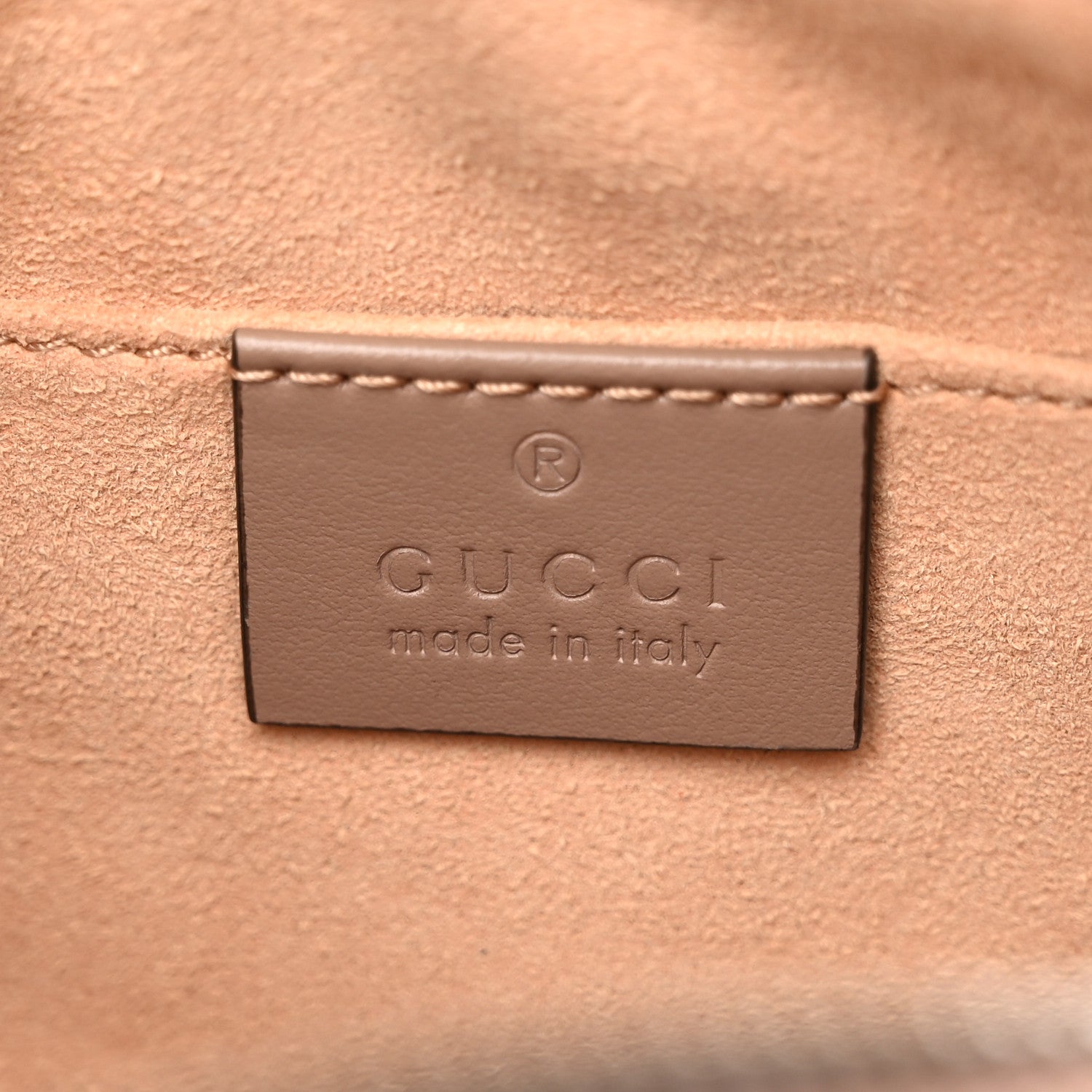 Gucci Calfskin Matelasse Mini GG Marmont Chain Shoulder Bag Porcelain Rose 6 of 11