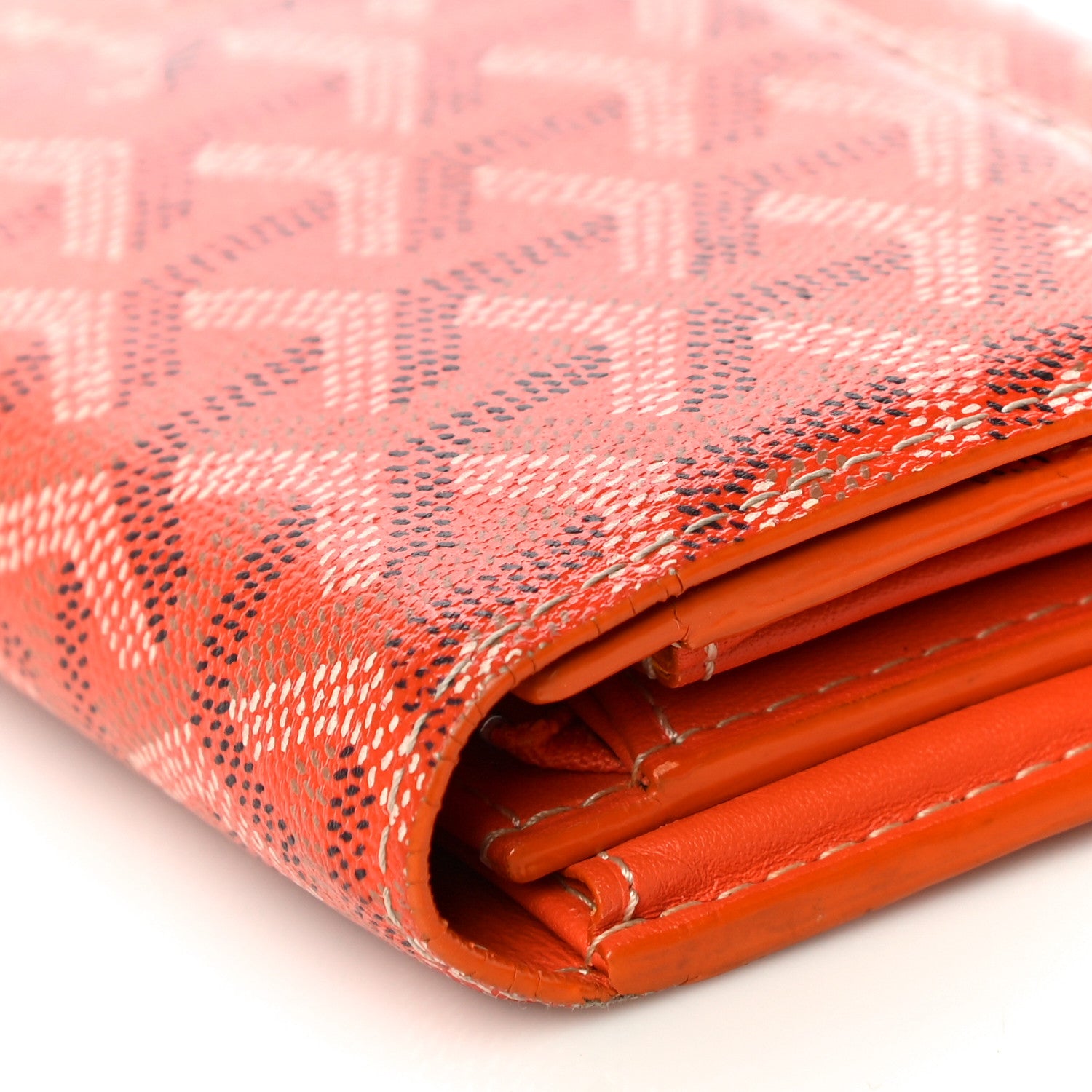 Goyard Goyardine Varenne Long Wallet Orange 10 of 15