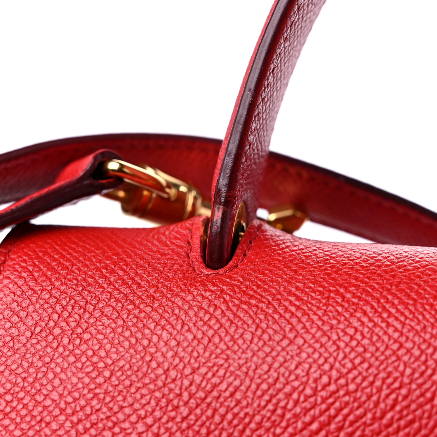 Celine Baby Grained Calfskin Micro Belt Bag Coquelicot 14 of 14