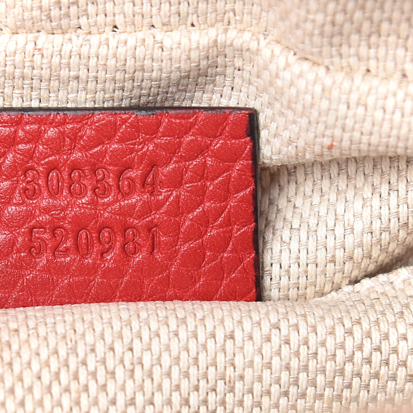 Pebbled Calfskin Small Soho Disco Bag Tabasco Red