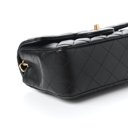 Chanel Lambskin Quilted Mini Rectangular Flap Black 6 of 11