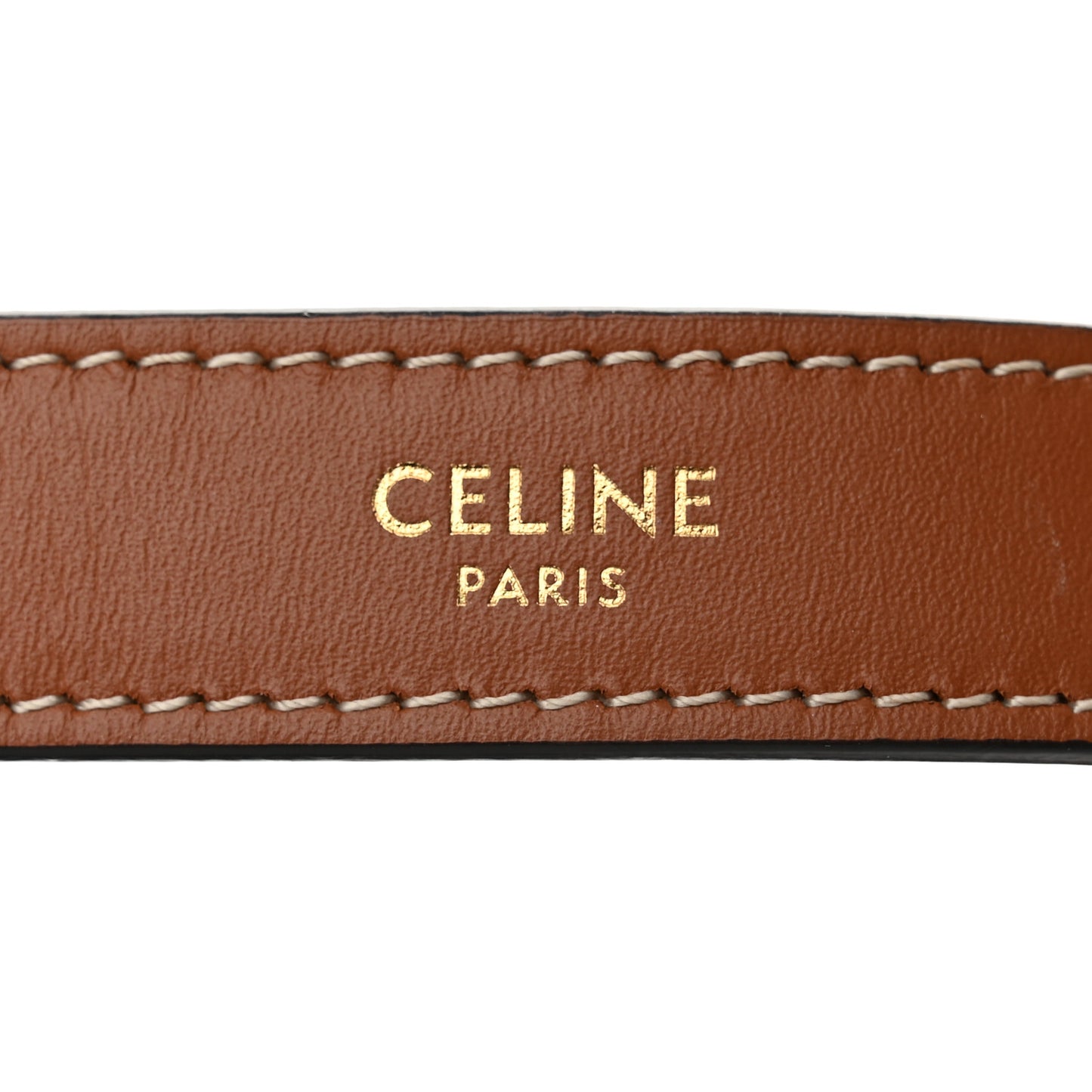 Triomphe Canvas Calfskin Ava Shoulder Bag Tan