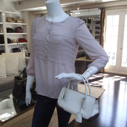 Prada Leather East West Tote White 2 of 9