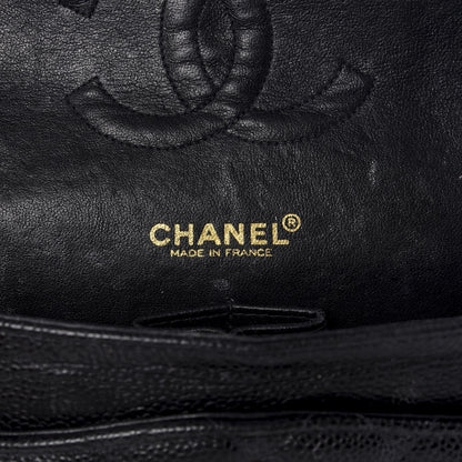 Chanel Caviar Quilted Medium Double Flap Black 5 of 12