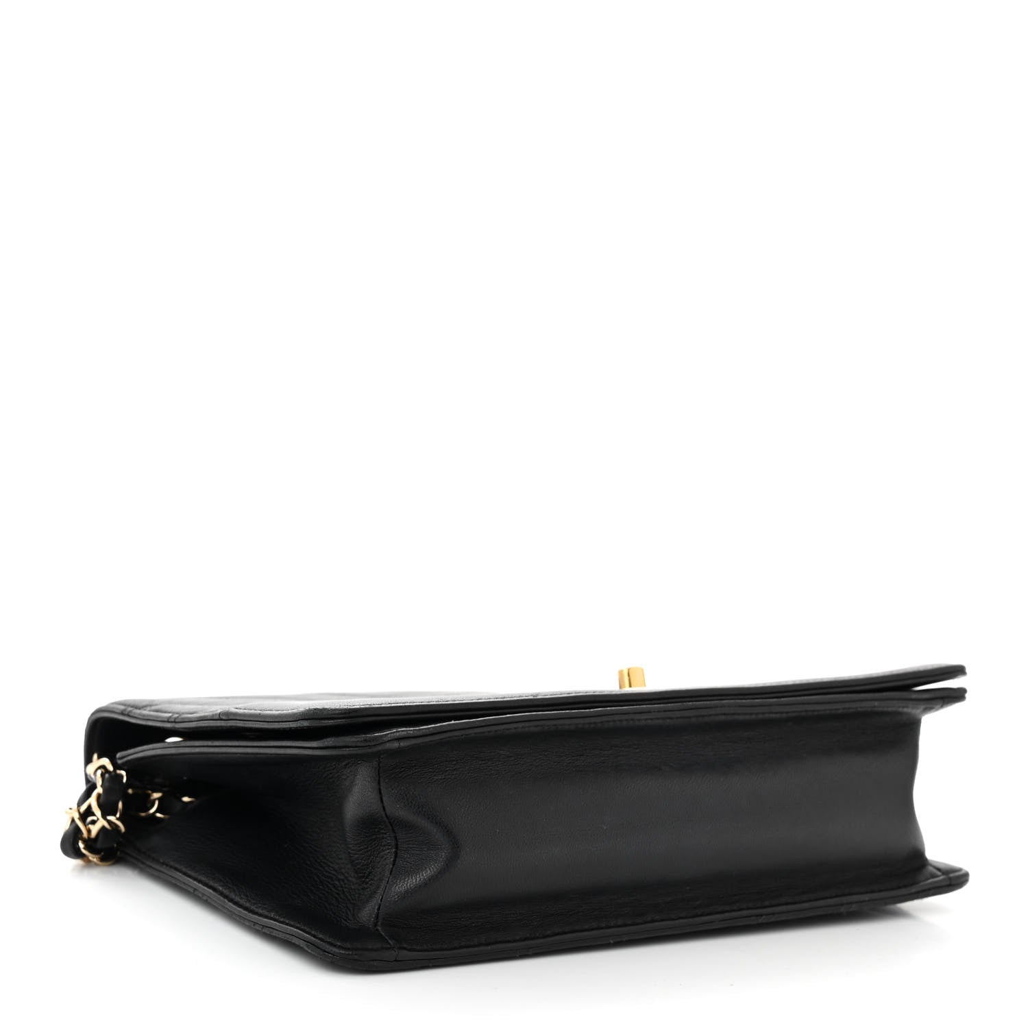 Chanel Calfskin Chevron Quilted Flap Black 4 of 10