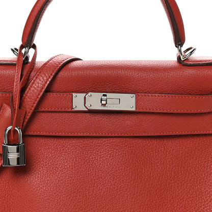 Hermes Taurillon Clemence Kelly Retourne 28  Brique 8 of 10