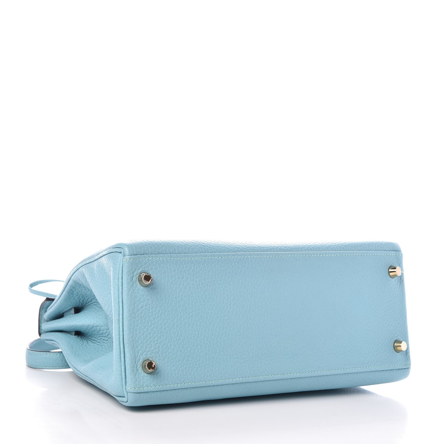 Hermes Taurillon Clemence Kelly Retourne 28 Bleu Atoll 5 of 9