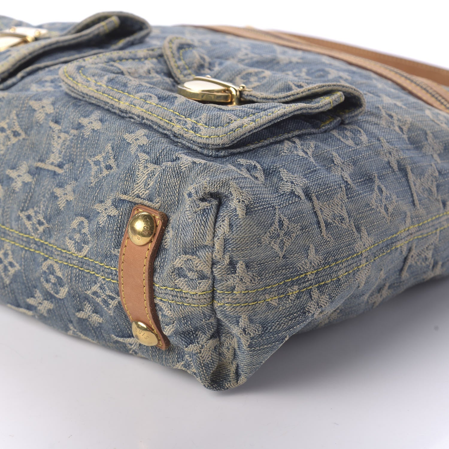 Louis Vuitton Denim Baggy GM Blue 7 of 9