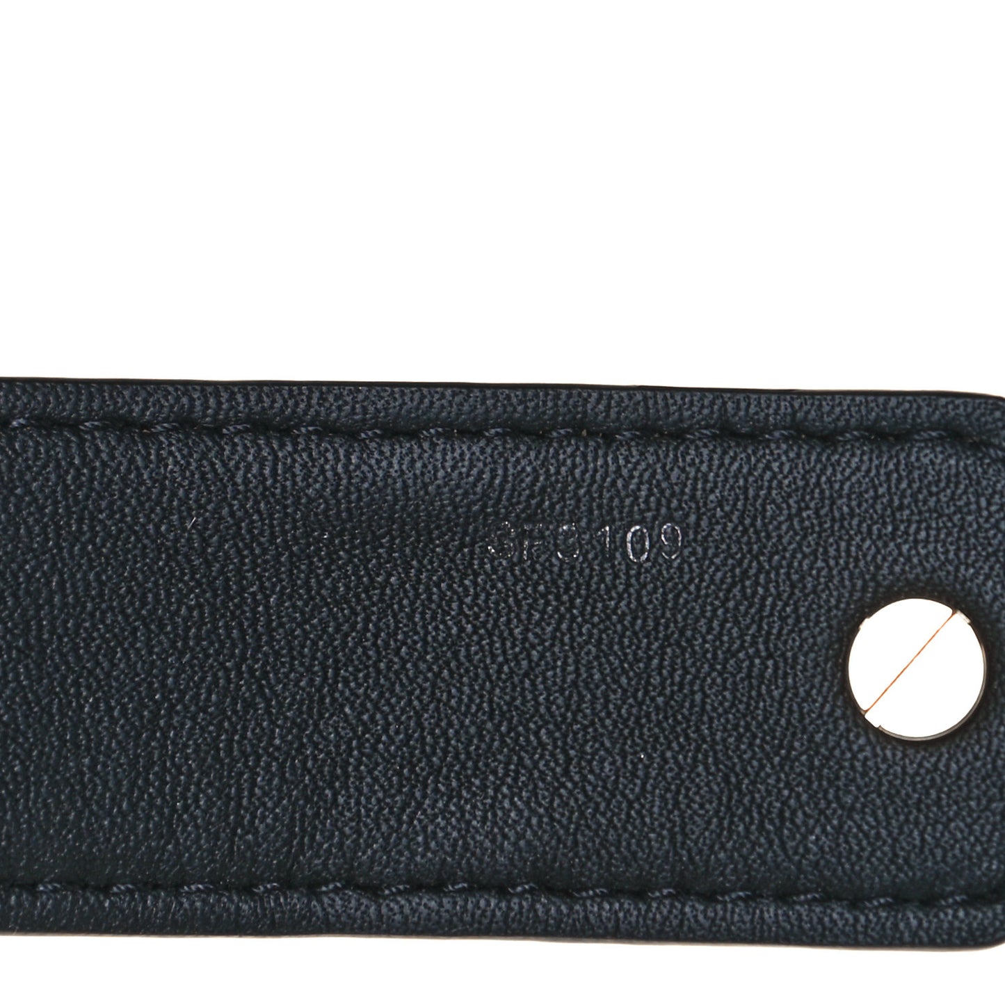 Reverse Monogram Bandouliere Shoulder Strap XL Black