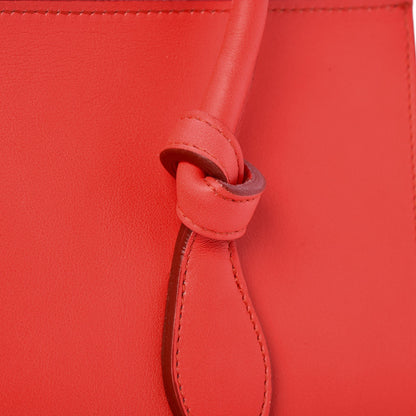 Celine Smooth Calfskin Mini Tie Knot Tote Alizarin 8 of 8
