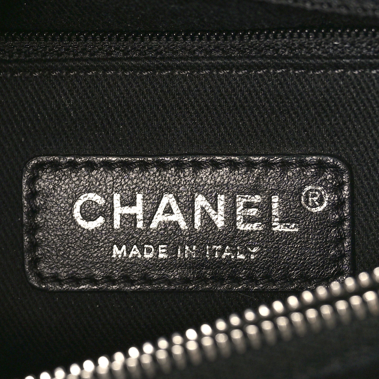 Caviar Chevron Quilted Small Coco Handle Flap Dark Grey