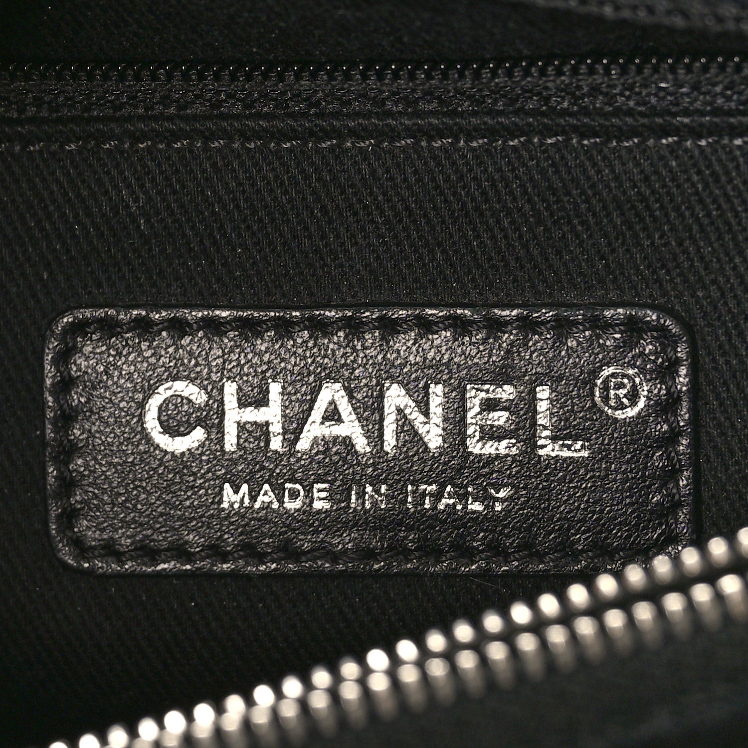 Chanel Caviar Chevron Quilted Small Coco Handle Flap Dark Grey 6 of 9