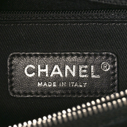Chanel Caviar Chevron Quilted Small Coco Handle Flap Dark Grey 6 of 9