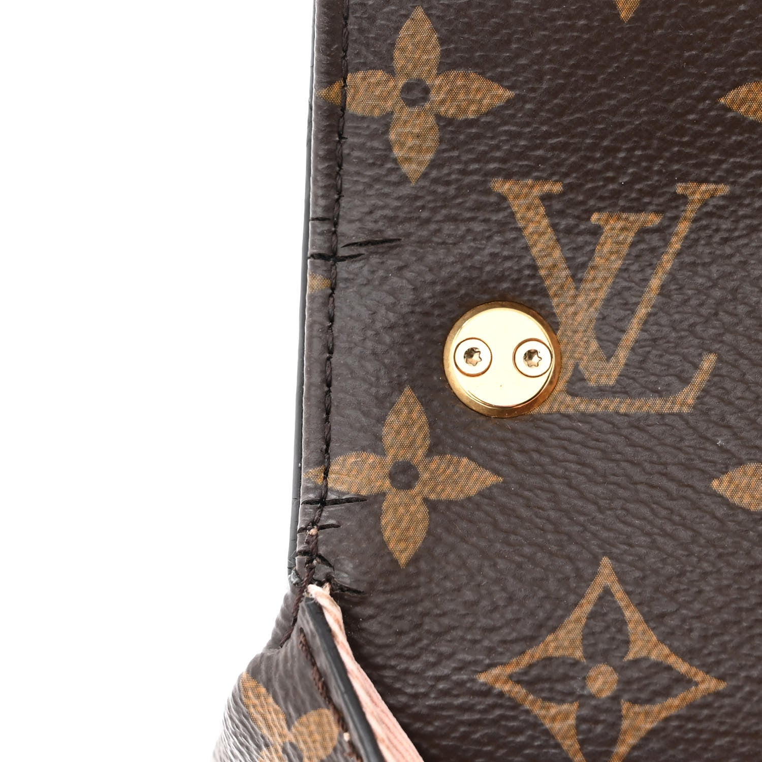 Louis Vuitton Patent Calfskin Monogram Cherrywood BB Rose Ballerine 17 of 17