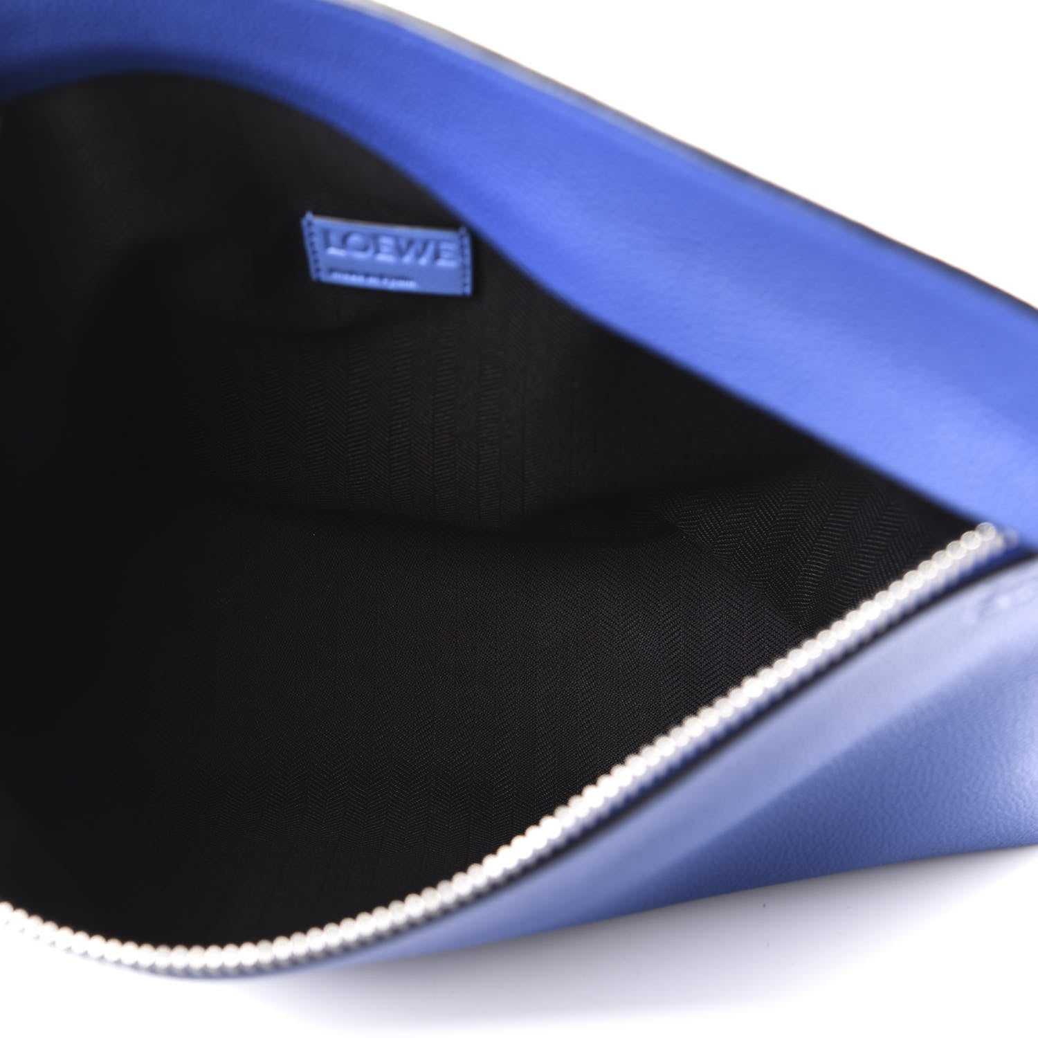 Loewe Calfskin T Pouch Bag Blue 5 of 9