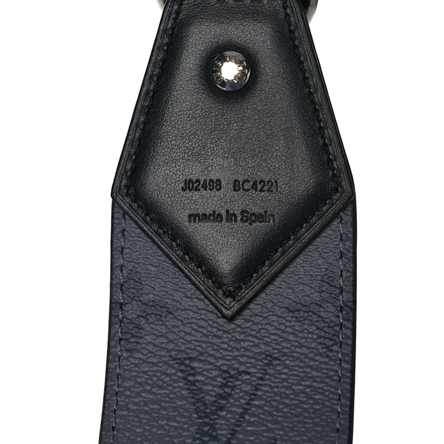 Louis Vuitton Monogram Eclipse Reversible Bandouliere Shoulder Strap 3 of 6
