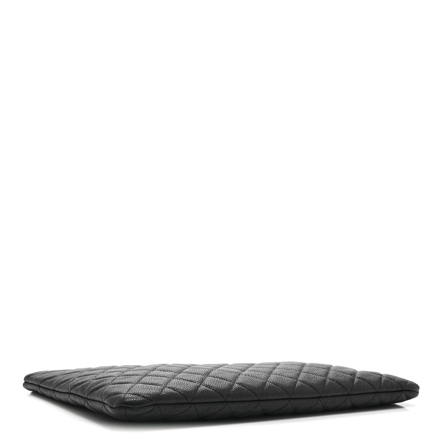 Chanel Caviar Quilted Large Cosmetic Case Black 4 of 10