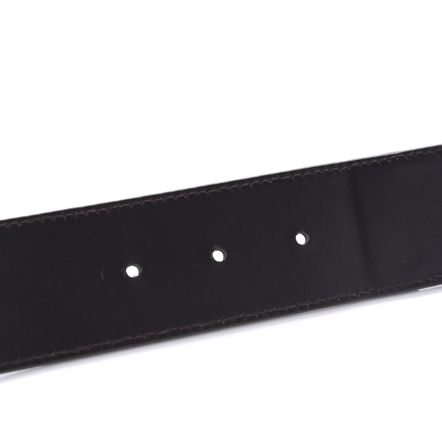 Gucci Calfskin Web Interlocking G Belt 95 38 Black 4 of 4