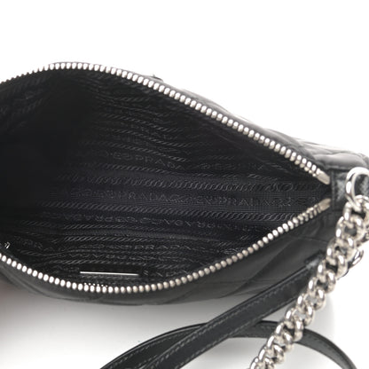 Prada Nylon Tessuto Impuntu Quilted Crossbody Bag Black 5 of 11