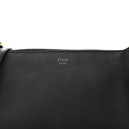 Fendi Vitello Baltico Mini Pouch Crossbody Pouch Black 9 of 14