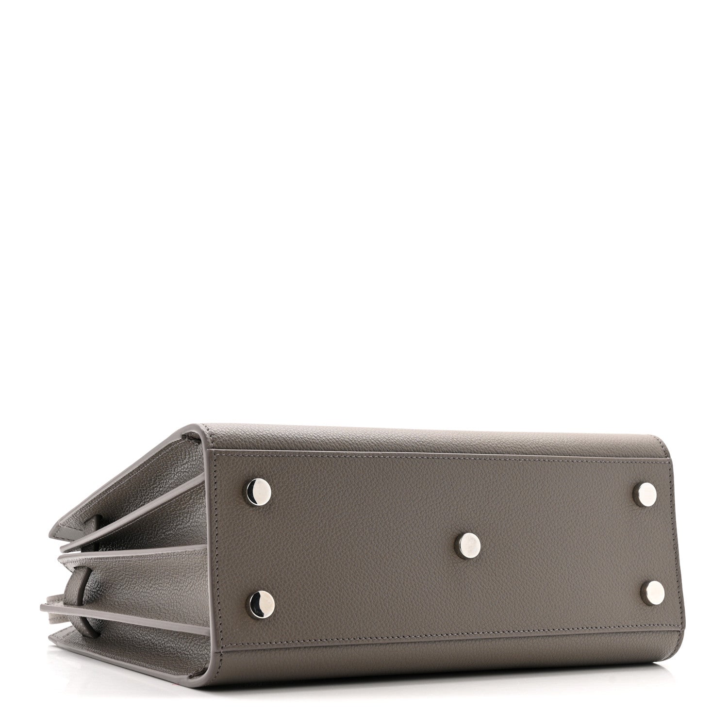Saint Laurent Grained Calfskin Baby Sac De Jour Fog 4 of 13