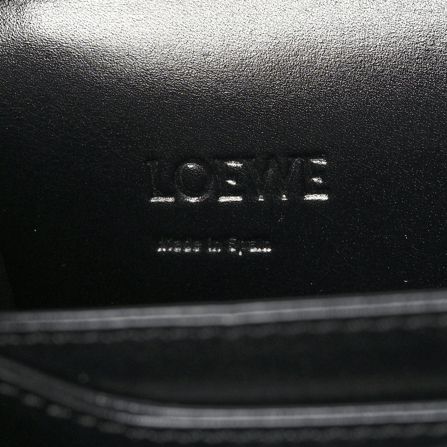 Loewe Calfskin Medium Barcelona Shoulder Bag Black 7 of 11