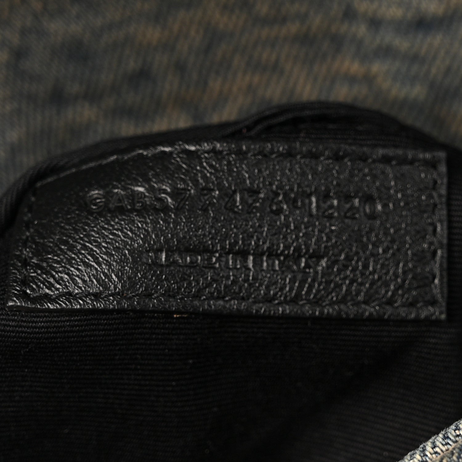Saint Laurent Denim Quilted Small Loulou Puffer Monogram Chain Satchel Blue Cinnamon 7 of 14