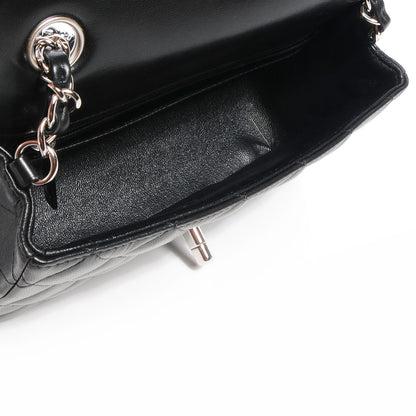 Chanel Lambskin Quilted Mini Flap Black 5 of 9