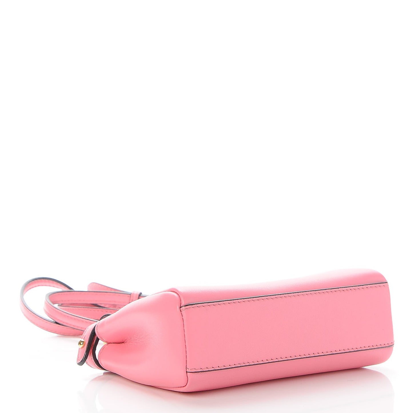 Shiny Nappa Micro Peekaboo Iconic Satchel Rosa Fluo
