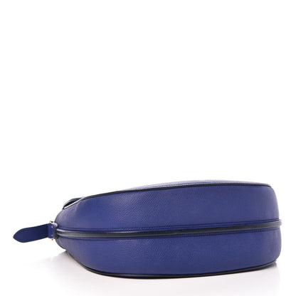Celine Grained Calfskin Medium Trotteur Indigo 4 of 9