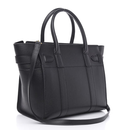 Mulberry Classic Grain Small Bayswater Zip Tote Black 3 of 8