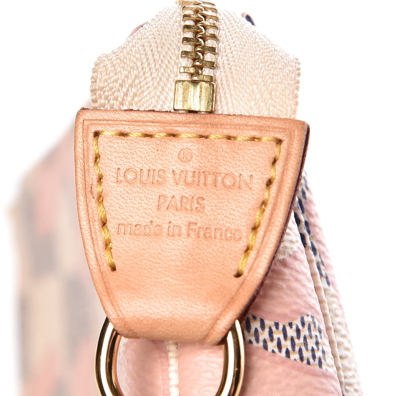 Louis Vuitton Damier Azur Tahitienne Mini Pochette Accessories 6 of 7