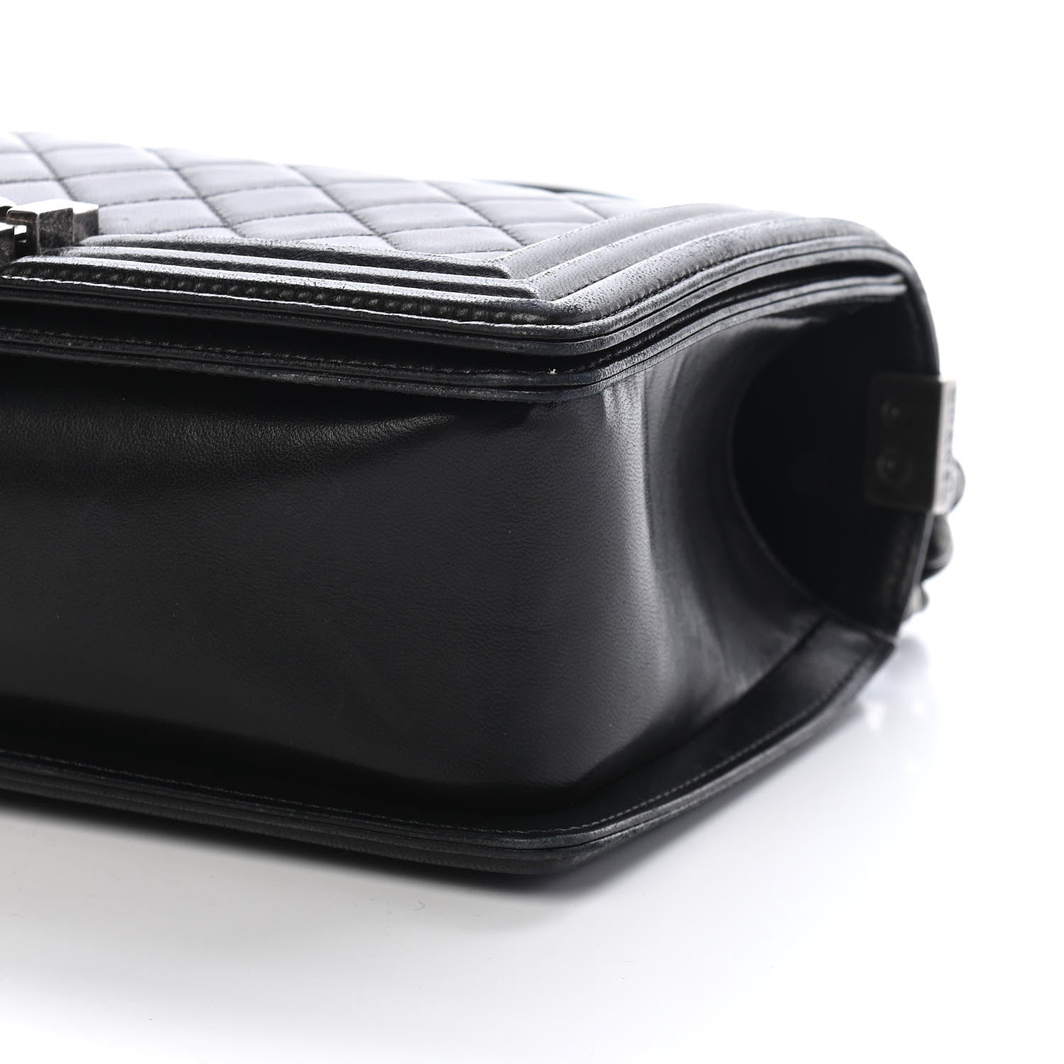 Chanel Lambskin Quilted Medium Boy Flap Black 14 of 20